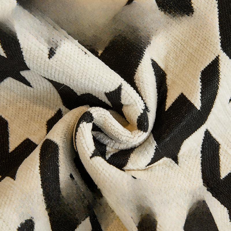 Nordic Houndstooth Sofa Cushion High-Grade Non-Slip Stain-Resistant Cushion Backrest Towel Four Seasons Universal Dust-Proof Sofa Cover Cloth