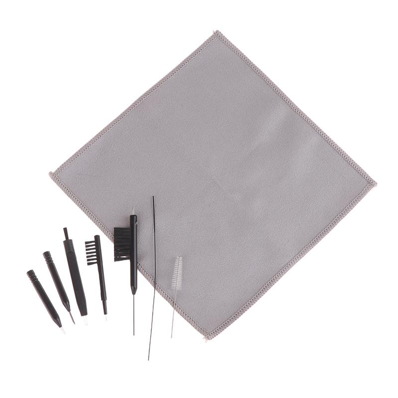 9Pcs Hearing Aid Cleaning Tools Hearing Aids Cleaning Kit Brush Vent Cleaner Cleaning Wire With Magnet And Wax Loop Cleaning
