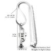 Retro Musical Instrument Trumpet Neck Chain For Women Men Stainless Steel Silver Color Hiphop Fashion Necklace Jewelry Gifts