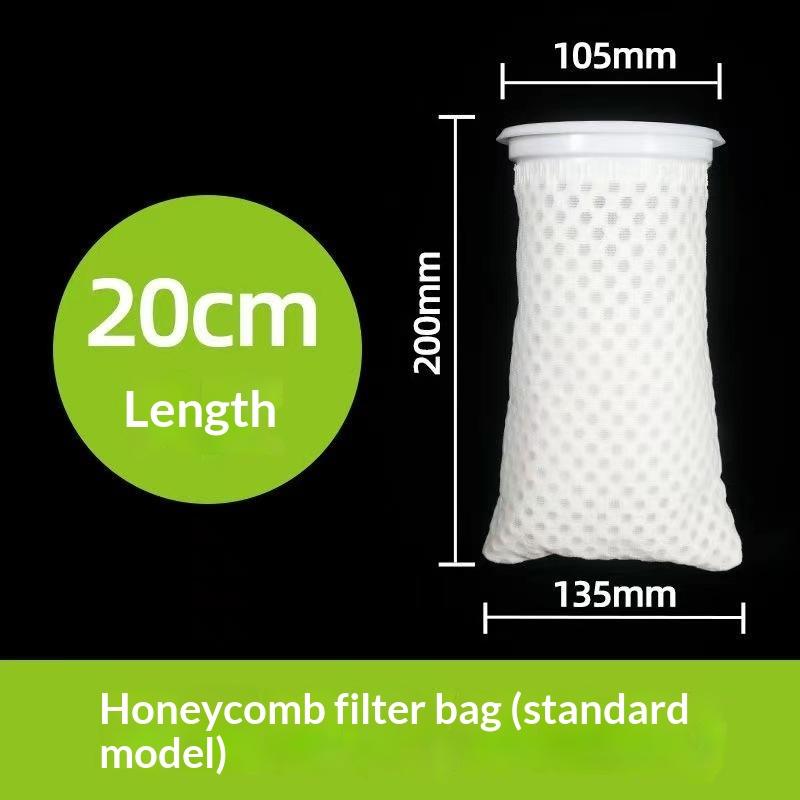 Reusable Aquarium Filter Bag With Frame Anti-Overflow Fish Tank Filter Cotton Thickening High Density Fish Tank Filter Bag