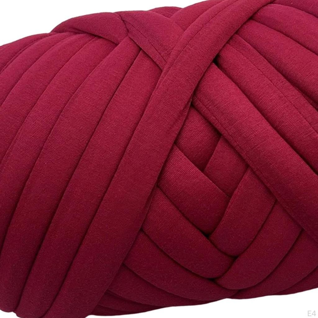 Chunky Yarn, Breathable Soft Polyester Durable Hand Knitting for Blanket Crocheting Pillow Tapestry