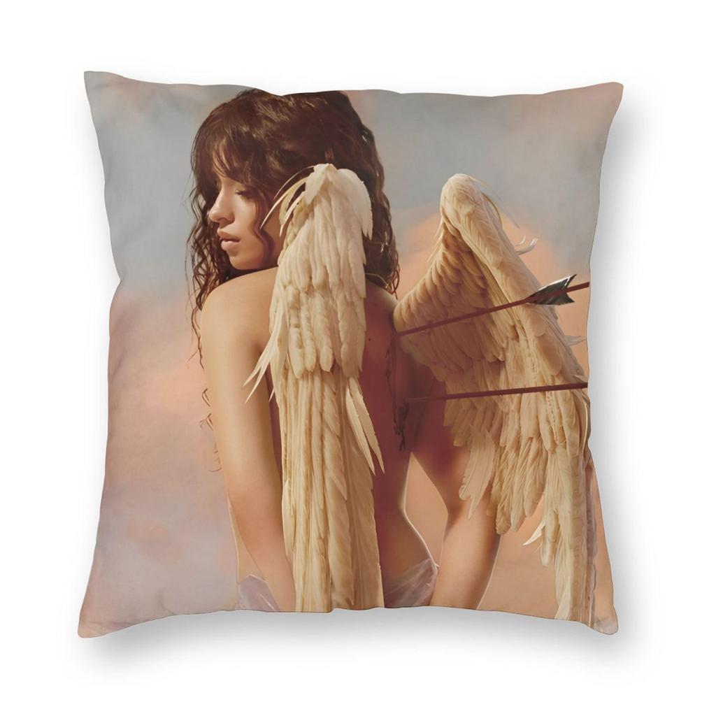 Singer Camila Cabello Pillowcase Printed Polyester Cushion Cover Decoration Pillow Case Cover Seater Zipper 18''