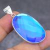 Natural Mystic Purple Topaz 925 Sterling Silver Jewelry Pendant 1.97" n5C79