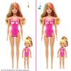 Barbie Color Reveal Vodou aktivovaná kouzelná párty panenka a sada doplňků Hračka s překvapením [Pro děti od 6 let] GRK14