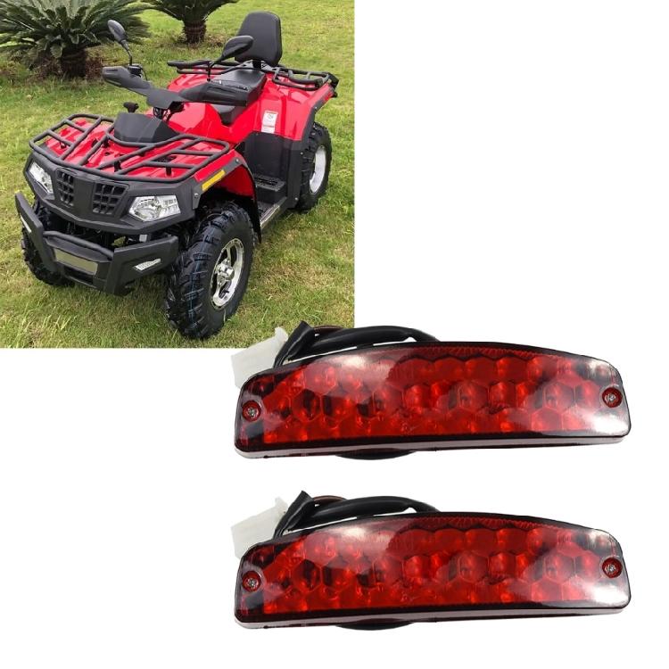 Upgrades LED Tail Light Brake Lamp Plastic LED Light LED Brake Signal High Visibility Rear Light Easy to Use for Scooter