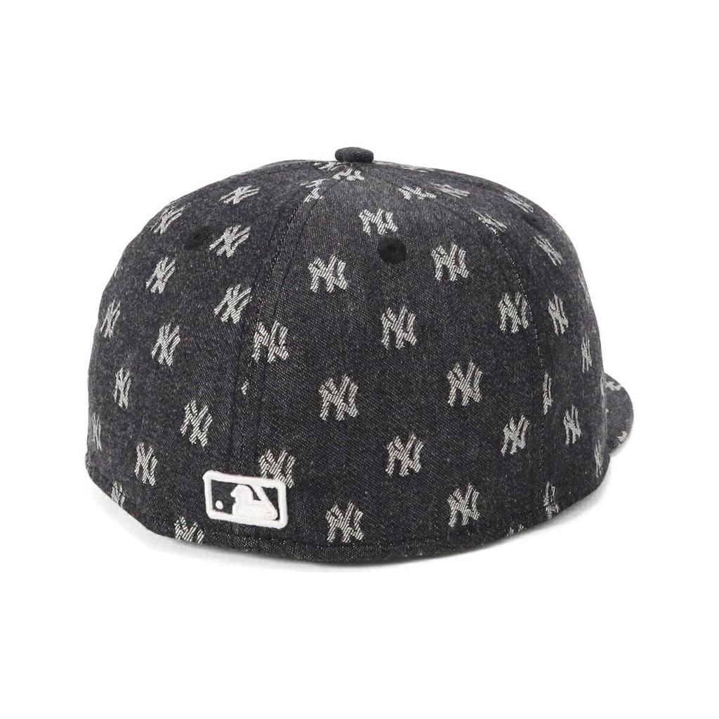 Cap 59FIFTY MLB Monogram Jacquard NY 7 5950 MLB JAQ NEYYAN BLK CHR 14388853 NER36C6673 [New Era] Schwarz/Chrom 1/2