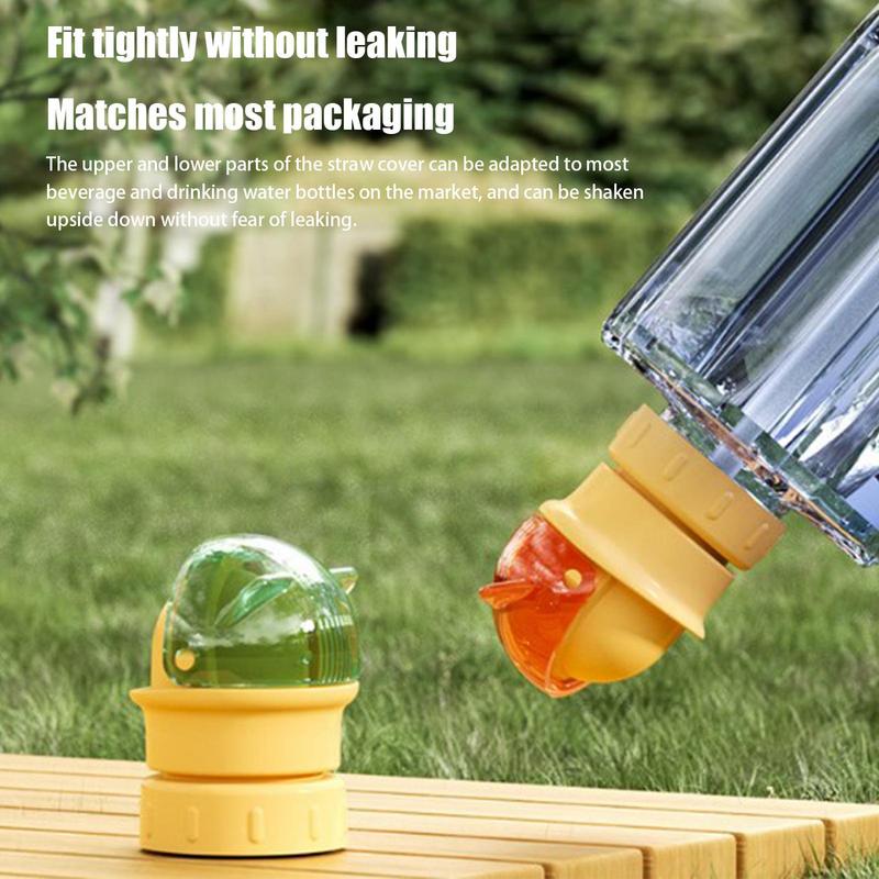 Water Bottle Spout Adapter for Kids Silicone Bottle Top Spout Adapter Water Bottle Tops for Most Standard Bottles Bottle Topper