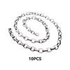 Portable Simple Design Modern Style Dancing Hiphop Stainless Steel Necklace Boys Party Banquet Neck Chain Jewelry