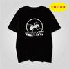 Retro Punk Band Short Sleeved Girl The Prodigy Circle Ant Black And White Printed Loose Round Neck Short Sleeved Tshirt
