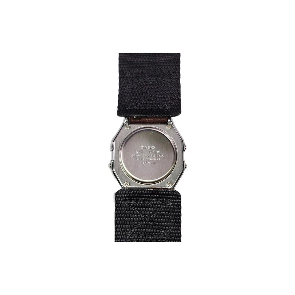 CASIO Custom Collection Quartz Movement Nylon Strap Watch Unisex Multicolor Watch Dial A159WA-N1D