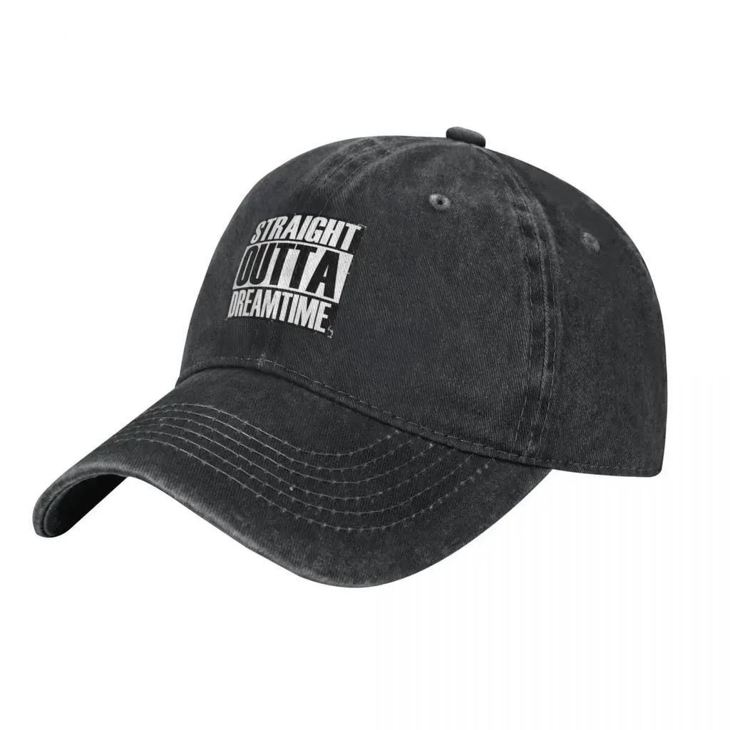 Straight Outta Dreamtime Baseball Cap Golf Hat Unisex Beach Outing Unisexs Caps Womens