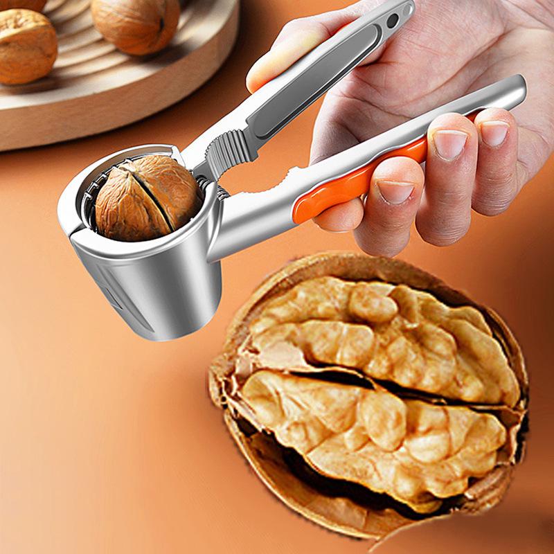 Multifunctional Alloy Nut Opener for Walnuts, Chestnuts, Hazelnuts, and Pine Nuts