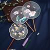 Ancient Style Chinese Embroidery Fan: Classical Hanfu Fairy Dance Accessory