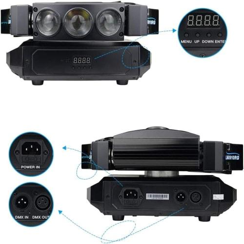 BETOPPER Moving Head Light, LED Stage Light, 370mW RGBW, 9x10W, 4-in-1, DMX512, Moving Light, Disco Light, Strobe Effect, Stage Lighting, LED Lighting