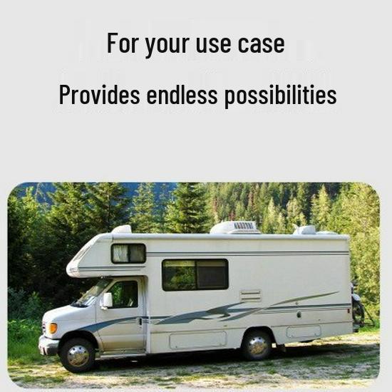 Smart Variable Frequency Rooftop Air Conditioner for RVs, Refrigerated, and Modified Vehicles with Electric Heating and Cooling
