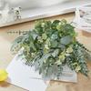 20/25Pcs Artificial Mixed Eucalyptus Leaves Stems Fake Flower for DIY Bouquets Floral Arrangement Home Wedding Party Decoration