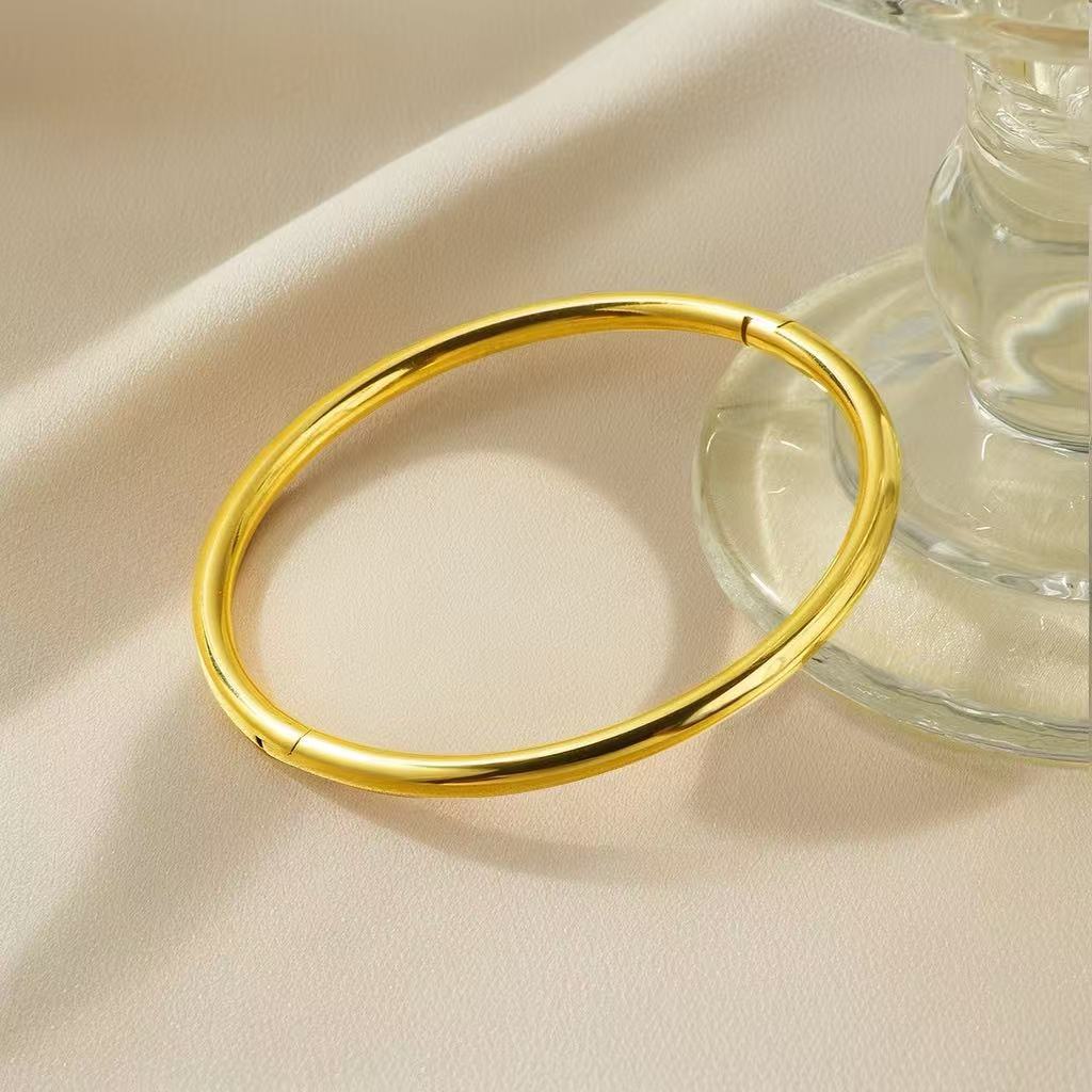 Bracelet Girls Niche Titanium Steel Jewelry Premium Sense Ins Wind Nail Opening Jewelry