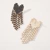 New Fashion Women Black Rhinestone Love Earrings Delicate Sweet Earrings Women Party Birthday Gift Charm Jewelry