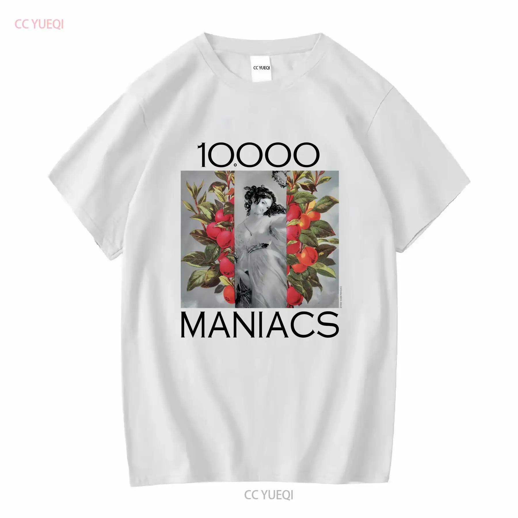 1993 10 000 Maniacs Our Time In Eden T Shirt Full Size S 5XL SN185 long or short sleeves vintage Washed Comfortable Slightly S разноцветный