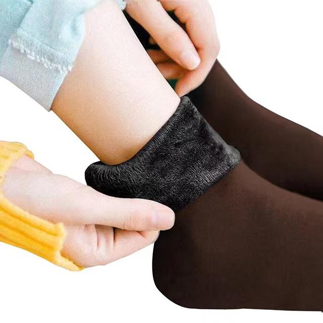 Männer Frauen Socken Winter Warme Schnee Socken Verdickte Socken Hinzufügen Samt Solide Lolita Dew Knöchel Nackten Bein Glücklich Spaß Harajuku kawai Sox