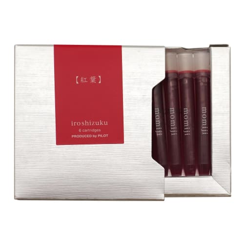 Fountain Pen Cartridge Iroshizuku 6 Pieces [autumn Leaves] IRF-6S-MO