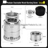 Zhi Shi Portable Camping Wood Stove with Fan