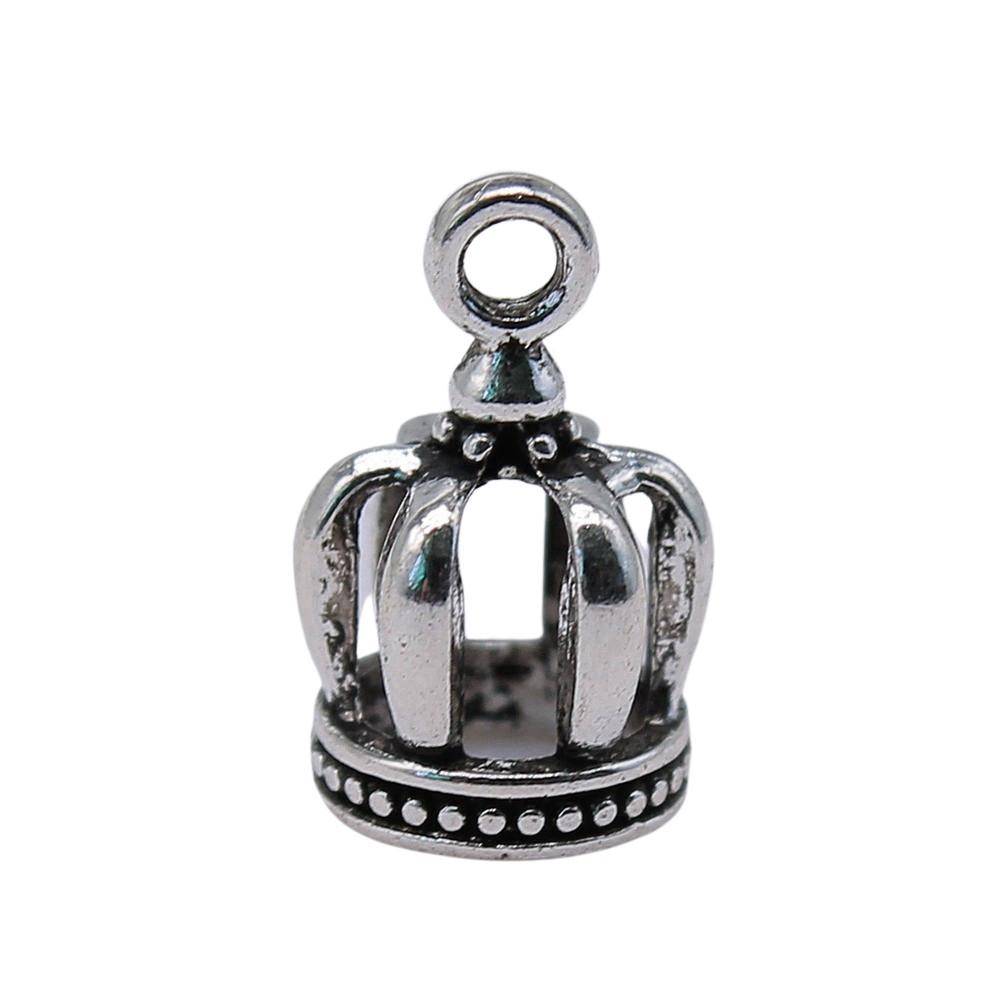 Crown Charms Multi Color Alloy Pendants For Royal Princess Jewelry Accessories