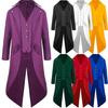 Mens Formal Tailcoat Costume Coat Medieval Long Dress Jacket for Halloween Cosplay Party Photo Wear and Theater Use Looks