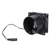 Compact Axial Exhaust Fan 80mm Ventilation Fan With Dual Ball Bearing For DIY Welding And 3D Printer Enclosures