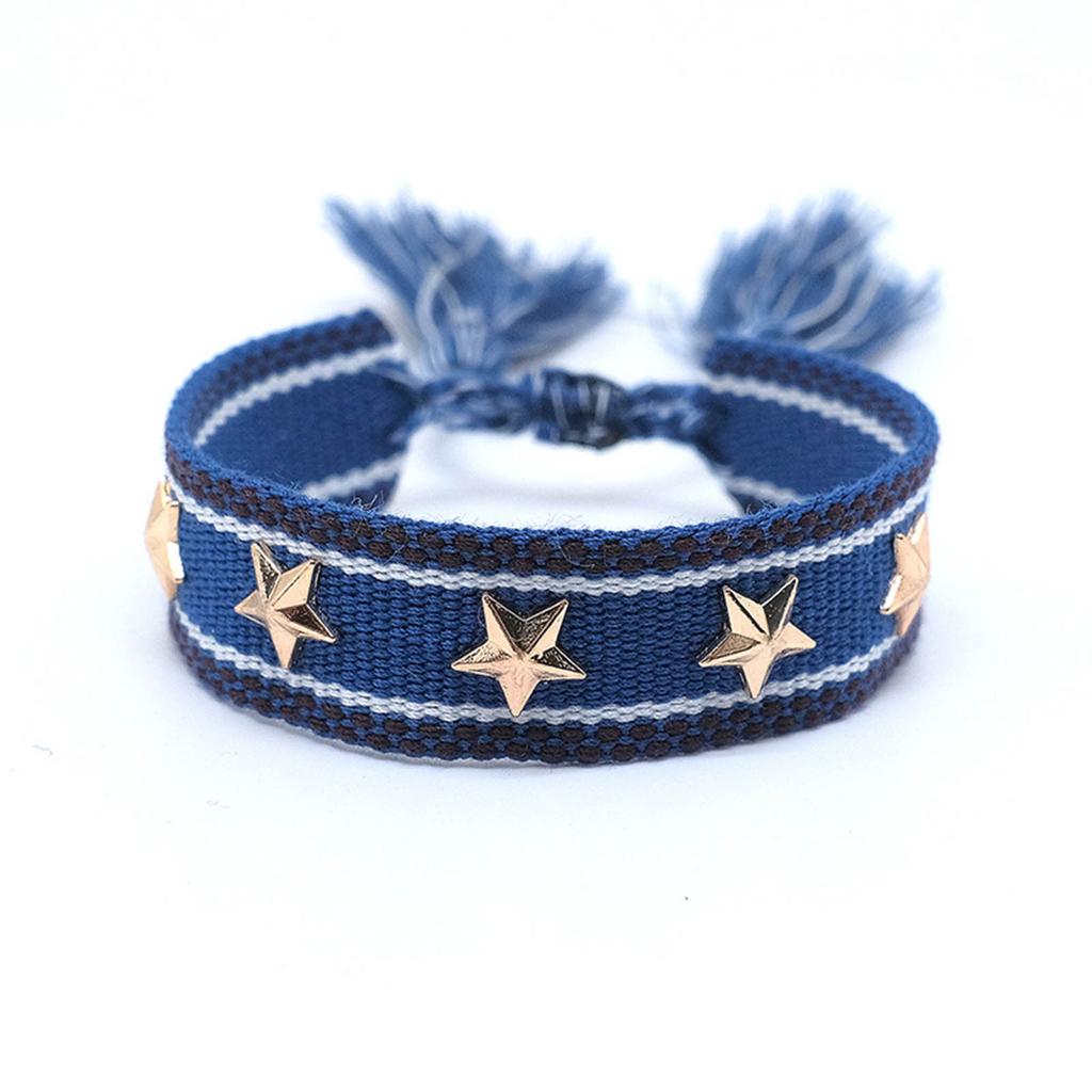 Handmade Wrist Strap Woven Tassel Wristband Adjustable Bracelets Hand Jewellery
