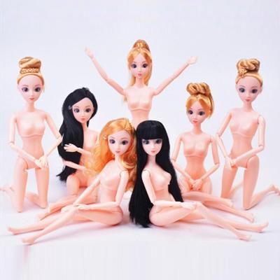(Değerli bellek)Kafa 12 Eklemli Çıplak Bebek Hareketli Çıplak Organlar DIY Oyuncaklar Aksesuarları Hediye Kız