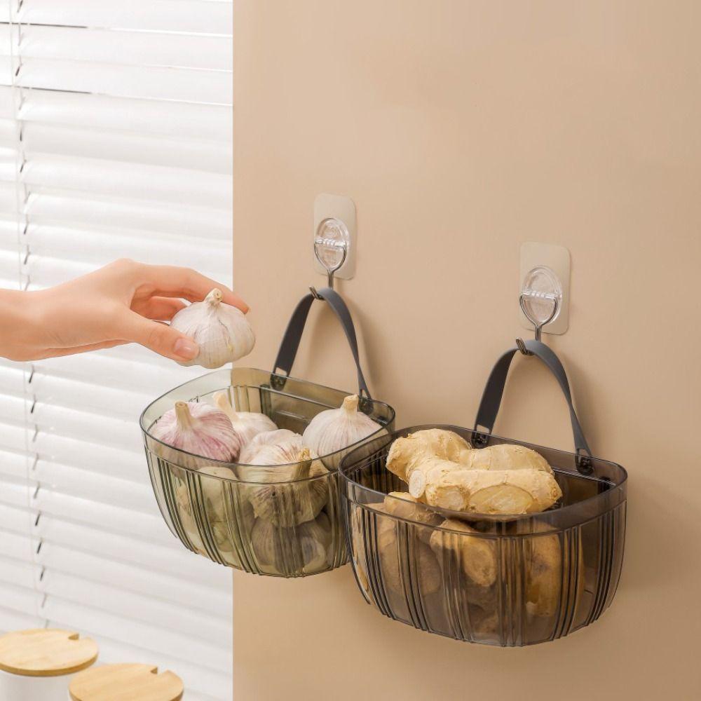 Creative Storage Rack Wall Mounted Storage Box Multi-Function Small Hanging Basket  Bathroom