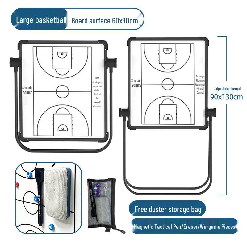 Magnetic Tactical Coach Board for Football, Basketball, and Futsal Training