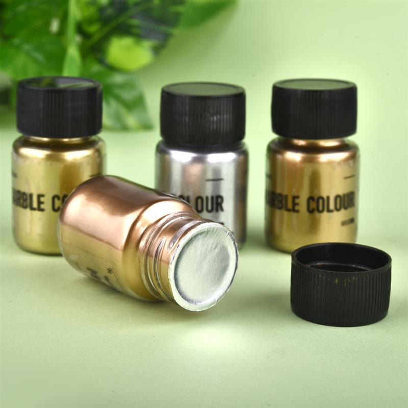 15g/3g Epoxidharz Farbstoff Glitzer Marmor Metallisches Pigment Spiegel Metallstruktur Perlenpulver Harzform Farbe Schmuckherstellung