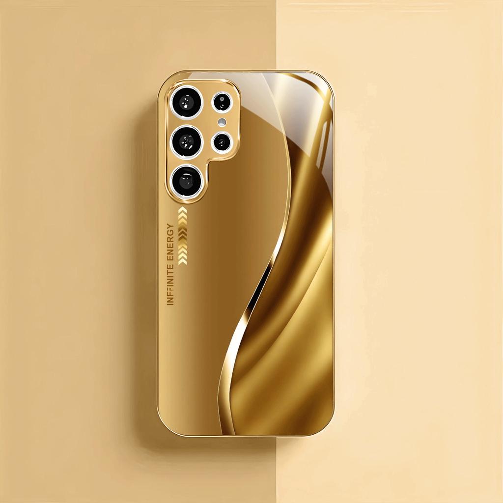 High-end PhoneCase Electroplated Glass TPU PhoneCase for Samsung Galaxy S26 S25 S24 S23 S22 S21 FE,Ultra,Plus Dropresistant