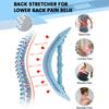 Multi-Level Adjustable Back Stretcher for Waist Neck Pain Relief Lumbar Cervical Spine Support Massager Lying