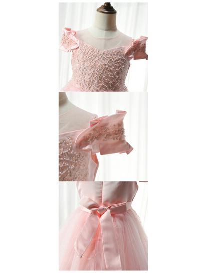 Girls' High-End Piano Performance & Birthday Princess Dress