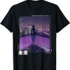 Cyberpunk Skyscraper In Japanese Streetwear Vaporwave Style T-Shirt