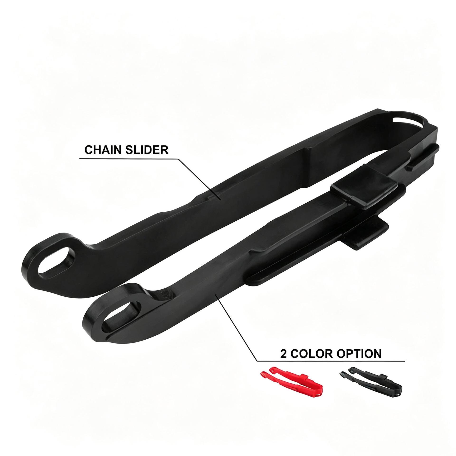 XR250R/400R/600R/650L Motorrad Kettenschleifer: Verdickter, verschleißfester Schwingenarmschutz aus Gummi Black black