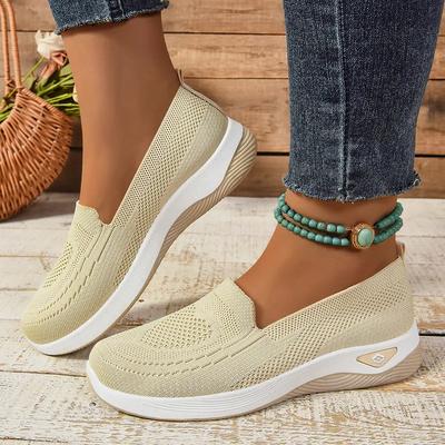 Women Sneakers Versatile Mesh Single Shoe Lightweight Platform Hiking Casual Soft Sole Vulcanized Shoes for Women Zapatos Mujer