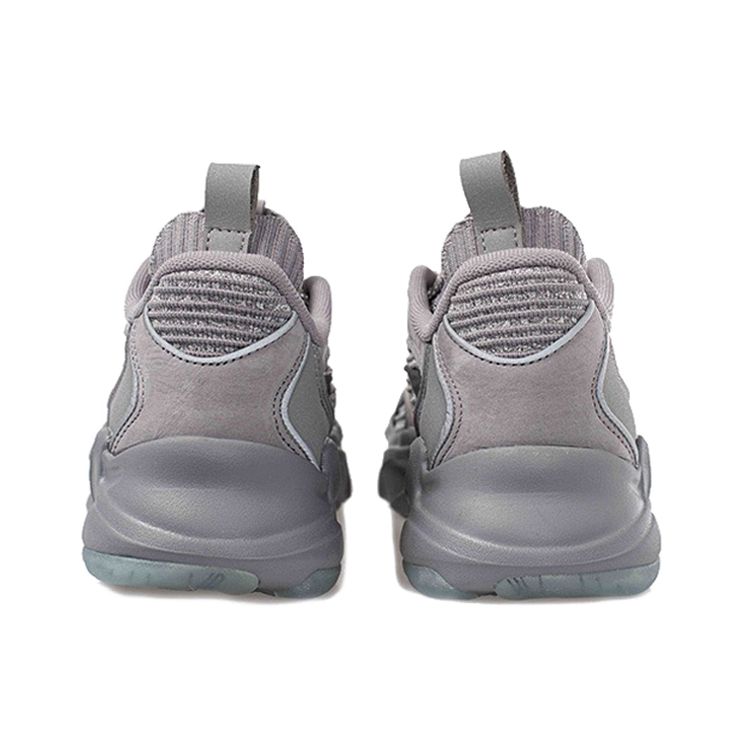 Anta Kiks X  LA Runner Durable Breathable Low Top Running Shoes Men Sneakers Gray 112018883S-1