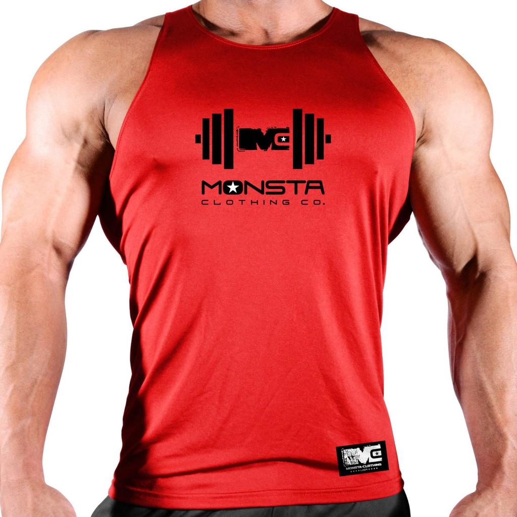 New Muscle Fitness Sports Quick Drying Vest Men's Basketball Vest Loose Elastic Sweat Absorbing Breathable T-shirt