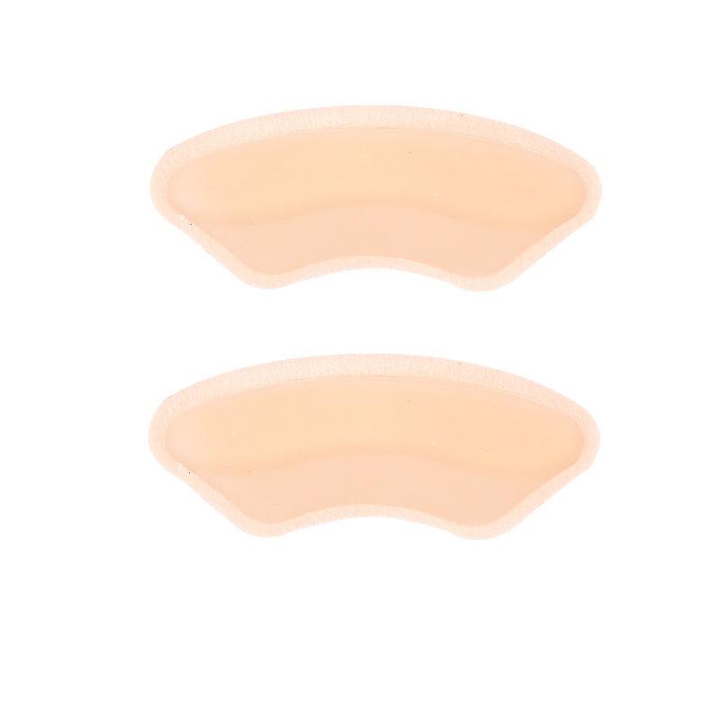 Soft, Self-Adhesive Heel Stickers: Anti-Rubbing & Anti-Slip, Cuttable, Skin-Like, Adjustable Half-Size Insoles for High Heels.