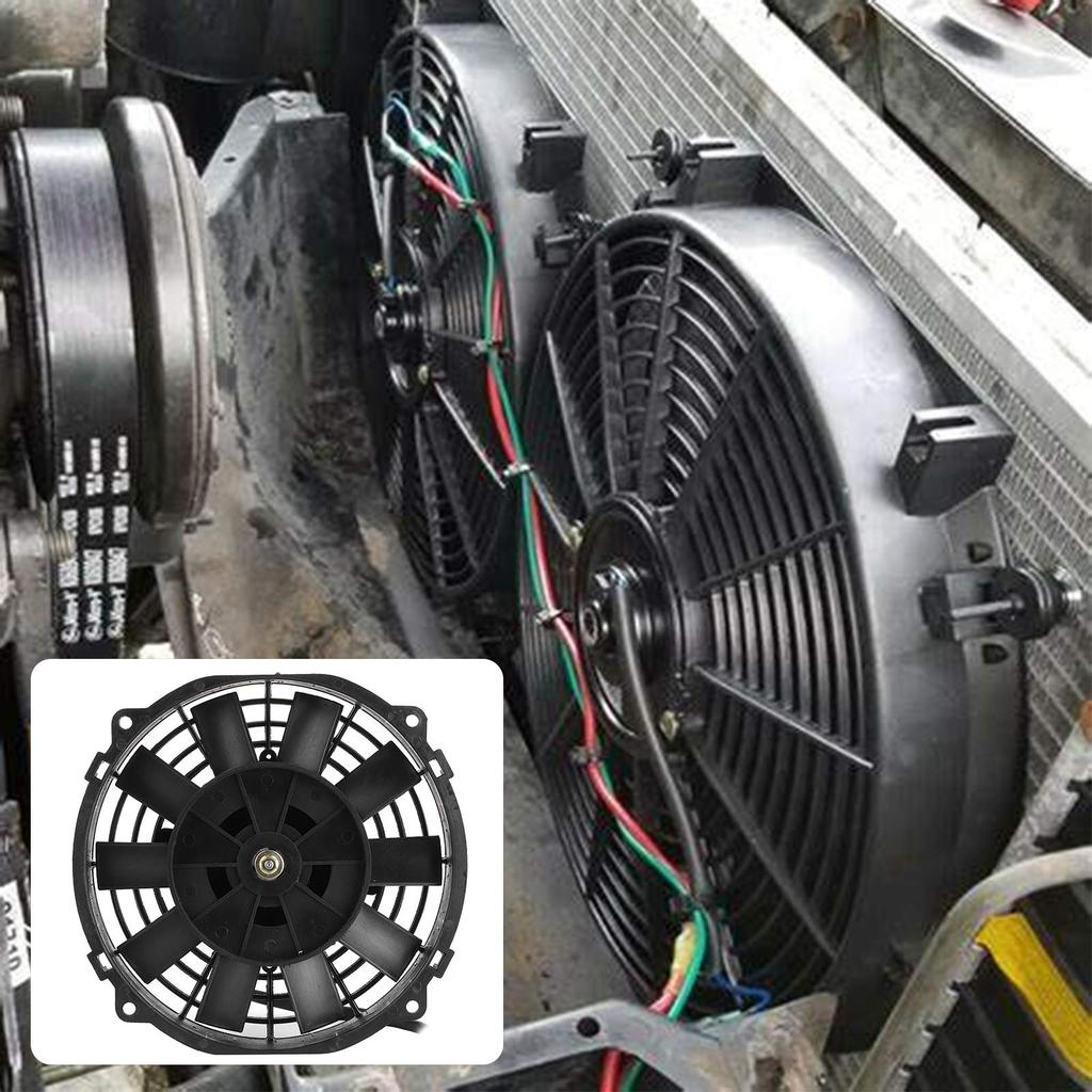 KIMISS 8 Inch Universal Electric Fan Car Radiator Fan for Radiator Auto Cooling Air