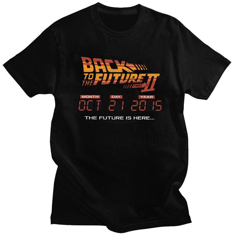 

Custom Back To The Future T Shirts Men 100% Cotton Tee Tops Adventure Film Tshirt Fashion T-shirt - Men s Summer Cotton Graph... S разноцветный
