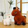 Cute Floating Star Pony Plush Toy Claw Machine Doll Zodiac Horse Year Mascot Home Decoration