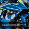 Owiewka boczna Winglet aerodynamiczny spojler deflektora skrzydła dla Suzuki Hayabusa GSX-R1000 S1000 GSX-R750 GSX-R600 GSX250R