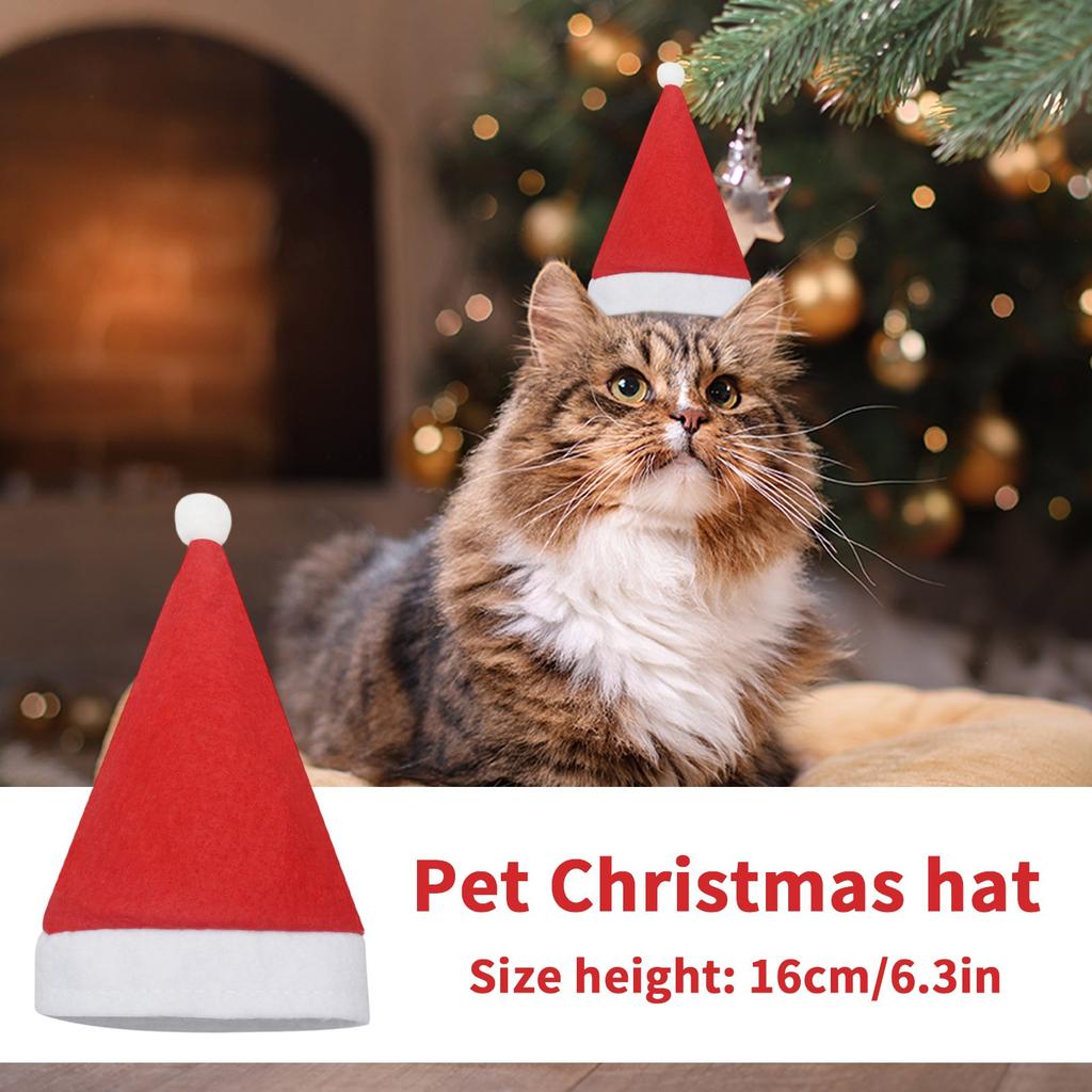 Pet Doll Non Woven Christmas Hat Christmas Gift Headwear Atmosphere Decoration Christmas Hat