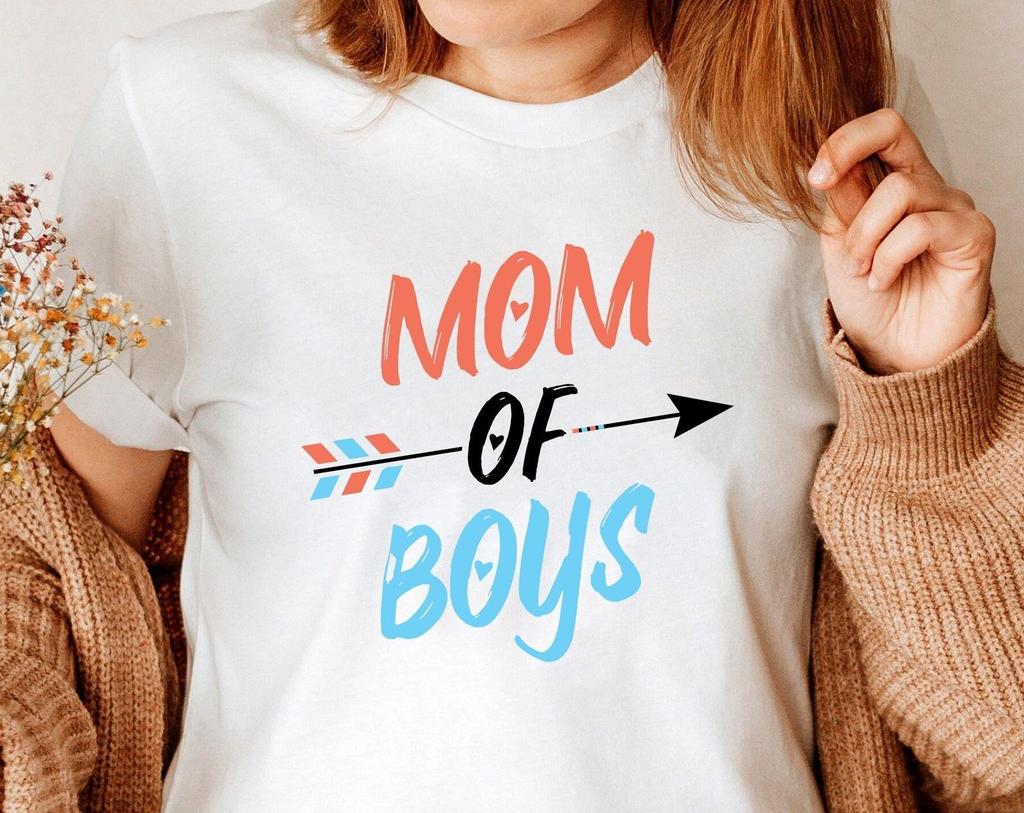 Mummy T-Shirt / MOM Of BOYS Shirt / Mom Of Girls Mother's Day Shirt Gift For Mom / Butterfly Mama Tee Tops