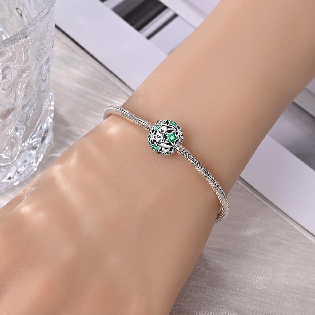 925 Silver Birthstone Charm Beads Beaded DIY Jewelry Accessories Bracelet Design 2026